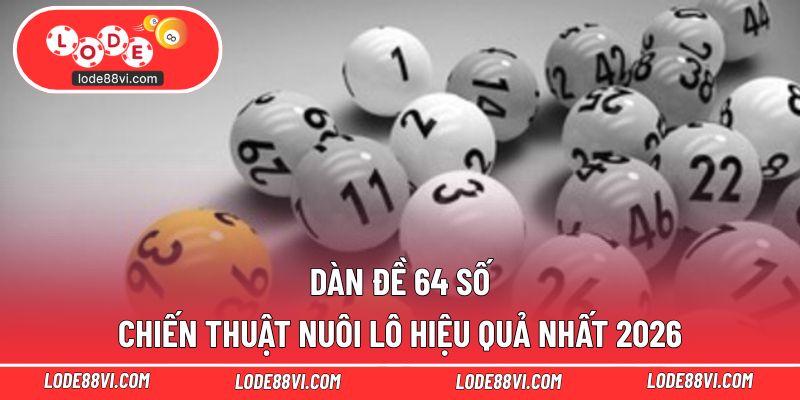 Dàn Đề 64 Số - Chiến Thuật Nuôi Lô Hiệu Quả Nhất 2026